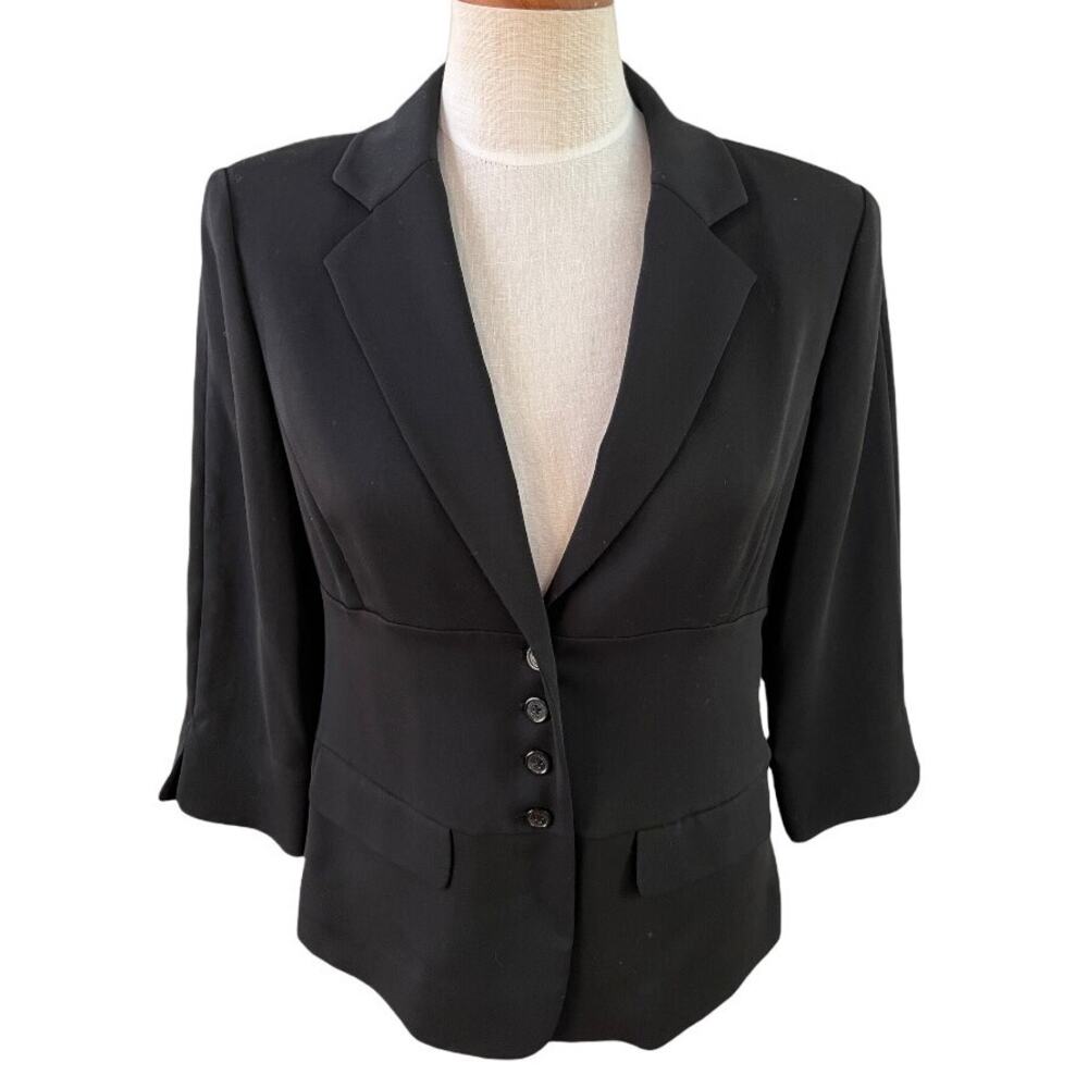 Yansi Fugel classic black Hourglass Blazer 8
